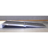 The WCR830 multifold portable ramp by Prairie View Industries is easy to set up and separates into two pieces so it’s easy to carry. Folds like a suitcase. Features an anti-slip, high-traction surface. Length: 8’; Width: 30”;